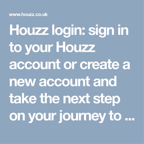 my houzz|houzz login.